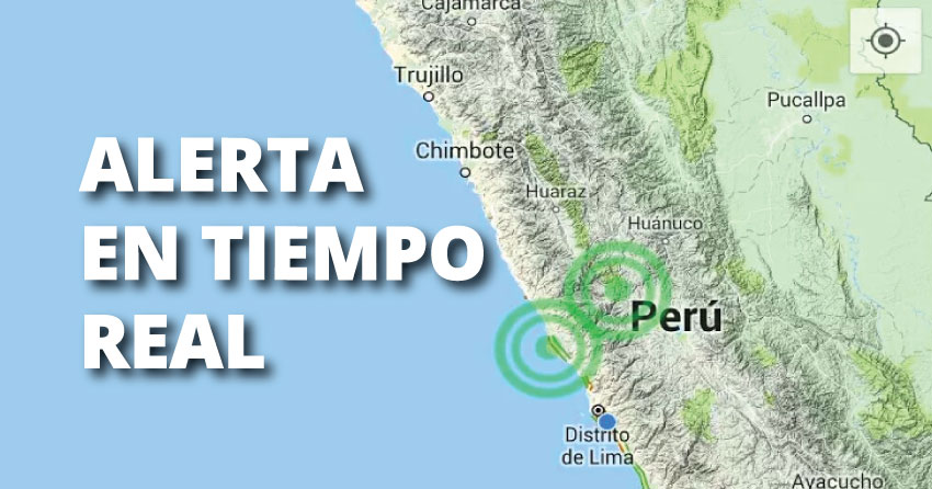 'Sismos Perú' clasifica los temblores según su magnitud por colores.