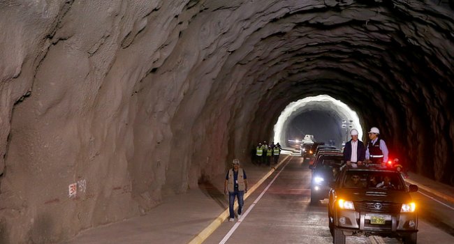 Túnel integrará la selva y la sierra central con la ciudad de Lima y la costa central.