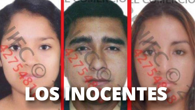Nicole Muñoz, César Arellano y Susan Juárez fueron los tres asesinados. 