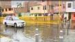 Aniego inundó la avenida Militar en Chorrillos [Video]