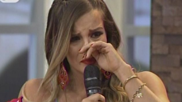 Alejandra Baigorria lloró porque Ernesto Jiménez no la defendió de críticas. (Captura)