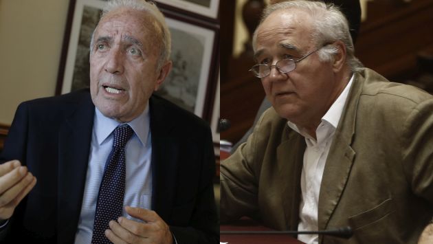 Guido Lombardi y García Belaunde tuvieron acalorada discusión en vivo y rompieron su amistad. (USI)