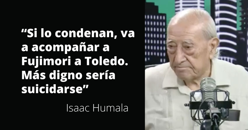 Isaac Humala: "Nadine era una loca metida en todo y mi hijo lo permitía"
