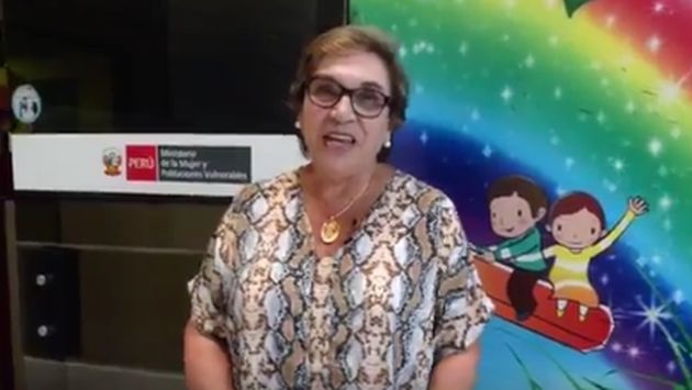 Ministra Romero-Lozada muestra su apoyo al nuevo Currículo Nacional de Educación. (Captura)