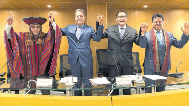 Cuestionado. Vizcarra aseguró, una y otra vez, que términos de la adenda beneficiarán a los cusqueños y, en general, a los peruanos. (MTC)