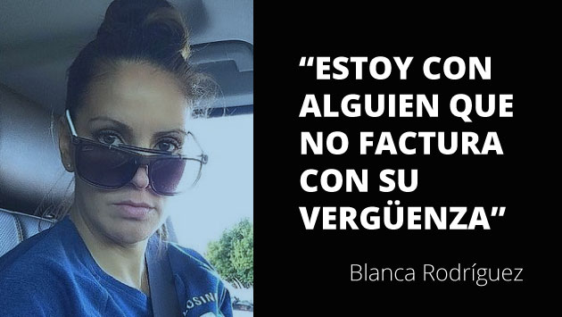 Blanca Rodríguez le contestó a una usuaria que la criticó con dureza.