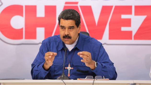 Nicolás Maduro dijo que PPK alcanzó la presidencia de Perú por "votos prestados". (EFE)
