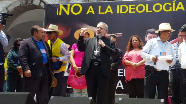 Arzobispo de Arequipa sostuvo que la ministra de Educación miente sobre la ‘ideología de género’. (Miguel Idme)