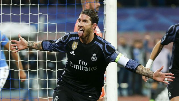 Sergio Ramos anotó dos goles con el Real Madrid. (Reuters)