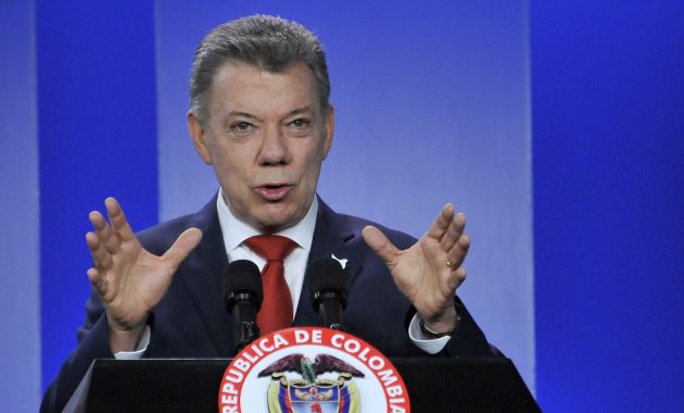 Juan Manuel Santos declaró un día después de que la Fiscalía señalara que recibió dinero de Odebrecht en campaña (AP).
