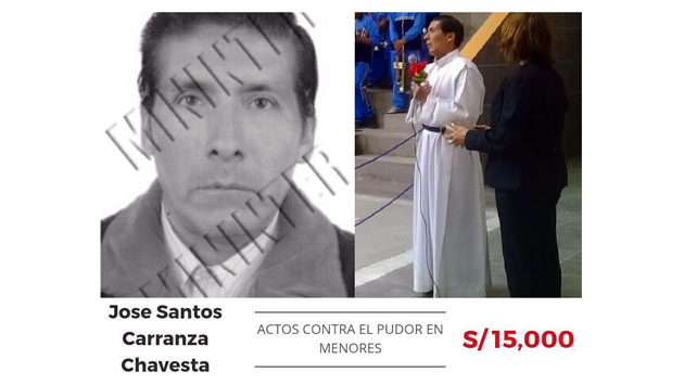 Sacerdote Jose Santos Carranza Chavesta. (Composición)
