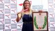 La tablista Brissa Málaga recibió los Laureles deportivos y medalla cívica