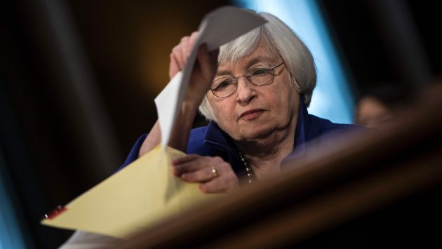 Alza de la FED. Yellen anticipó una subida de la tasa de interés de referencia la semana pasada. (AFP)