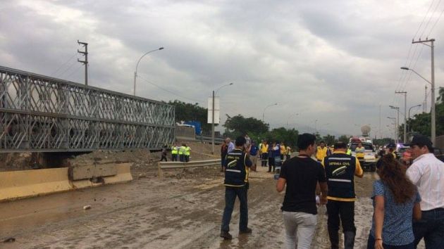 Desborde de los ríos han interrumpido el acceso a Huachipa. (Perú21)