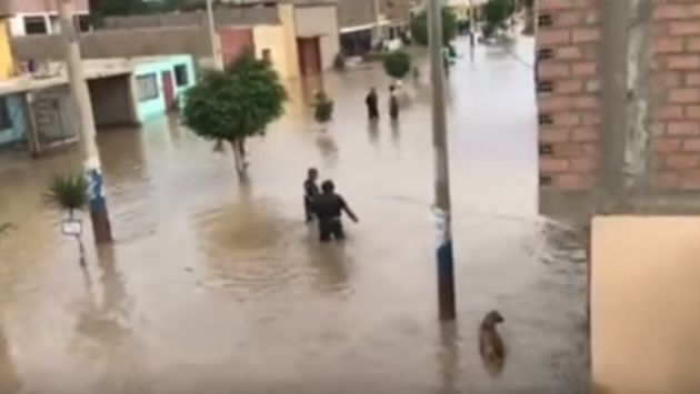 Áncash: Desborde de río Huarmey produce inundación. (USI)