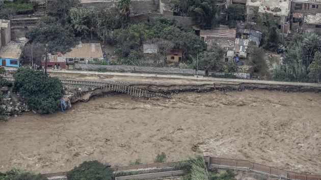COEN: Río Huaura en alerta roja. (Presidencia)