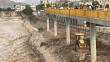 Puente Rayito de Sol: Inician trabajos de limpieza ante crecida de caudal del río Rímac [Video]