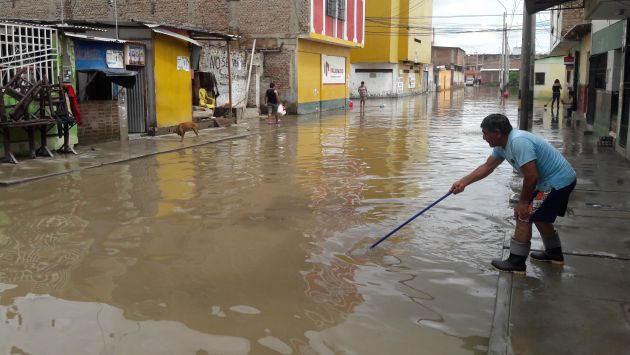 Piura y Tumbes sufren lluvias torrenciales. (Perú21)