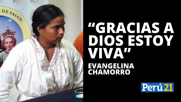 Evangelina Chamorro está viva y todo se lo debe a Dios, dice. (Foto: Daniel García)
