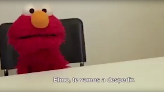 Elmo fue despedido de Plaza Sésamo porque Donald Trump recortará financiamiento de proyectos de cultura. (Captura)