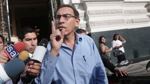 Martín Vizcarra reiteró disposición a concurrir al Parlamento para exponer sobre caso Chinchero. (Anthony Niño de Guzmán/Perú21)
