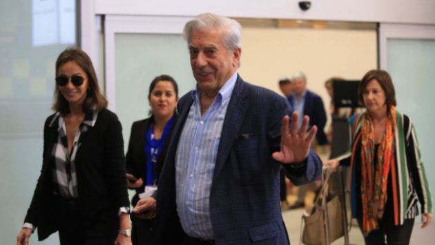 Mario Vargas Llosa e Isabel Preysler llegaron a Perú. (Andina)