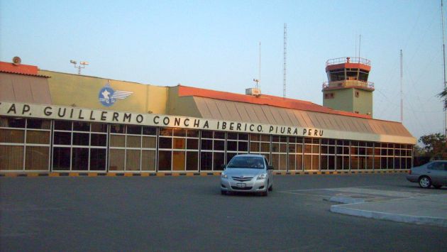 El aeropuerto Guillermo Concha Iberico está operativo según Ositran. (Difusión)
