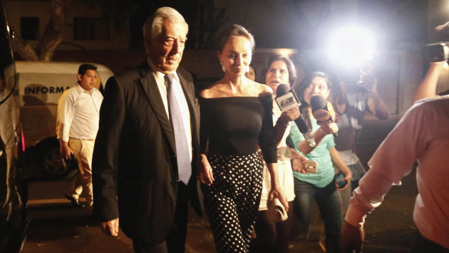 Mario Vargas Llosa llegó al país junto a su pareja, Isabel Preysler. (Renzo Salazar/ Perú21)