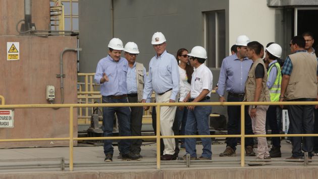 Jefe de Estado recorrió Planta de Huachipa (Anthony Niño de Guzmán)