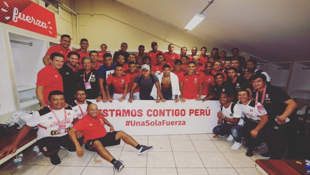 Perú derrotó 2-1 a Uruguay en el Estadio Nacional por la fecha 14 de las Eliminatorias Rusia 2018. (Foto: FPF/Twitter)