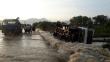 Lambayeque: Río La Leche arrasó con 200 metros de la Panamericana Norte