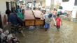 Desborde del río Piura inunda calles, negocios y viviendas [Fotos]