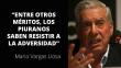 Mario Vargas Llosa: 'Toda mi solidaridad con Piura, la llevo en el corazón'
