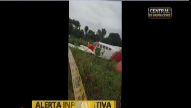 Yurimaguas: Avioneta se estrella al aterrizar. (RPP)