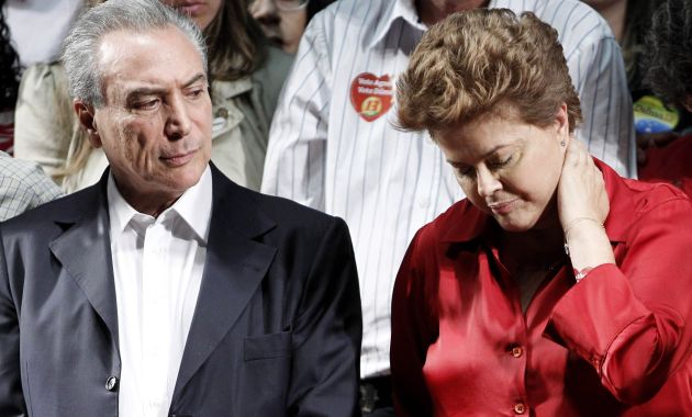 Proceso sobre supuesto fraude electoral seguido contra Michel Temer y Dilma Rousseff fue suspendido (Reuters).