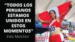 "El Perú unido va a vencer cualquier dificultad", las palabras de la campeona Inés Melchor [Video]