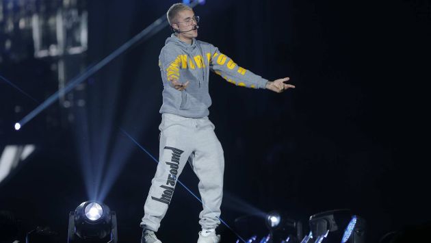 Bieber brindó un concierto lleno de baile y fuegos artificiales (David Huamaní)