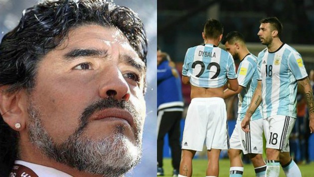 Maradona fue técnico de la selección argentina. (Foto: AFP/USI)