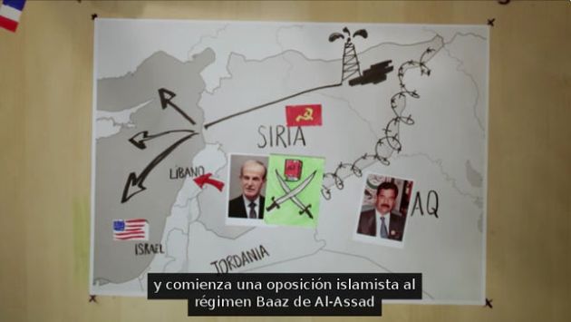 El video fue lanzado en el 2015 y explica a través de mapas el conflicto en Siria (Captura)