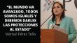Marisol Pérez Tello: 'El gobierno anterior no quiso tocar el tema LGTB'