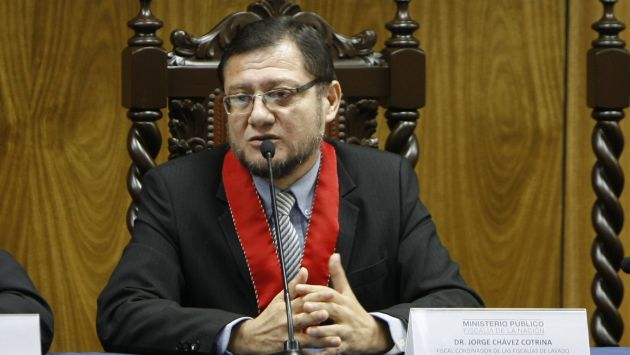 El fiscal Jorge Chávez Cotrina destacó el papel del Ministerio Público en la lucha contra las organizaciones delictivas.