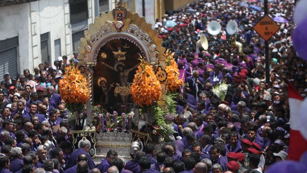 Señor de los Milagros recorrerá calles de Lima el Viernes Santo. (Perú21)