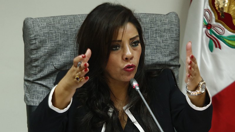 Vicepresidente de la Comisión de Ética pide a congresista Alejandra Aramayo aclarar acusaciones. (Piko Tamashiro)