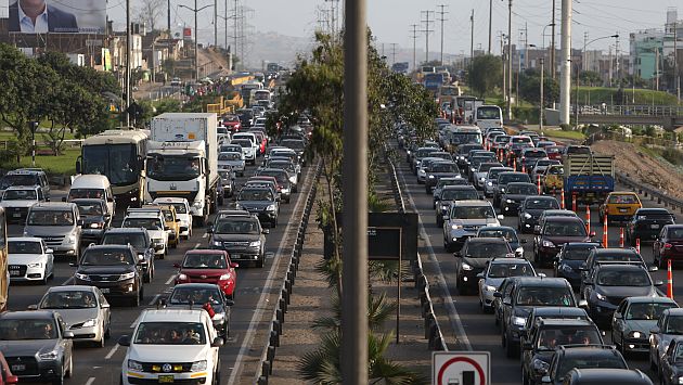 161 mil vehículos saldrán de Lima en Semana Santa. (USI)
