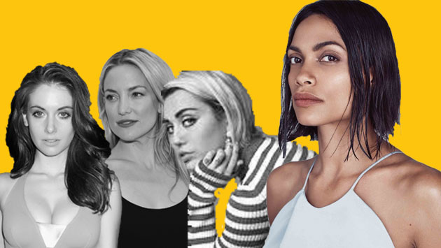 Rosario Dawson, Miley Cyrus, Kate Hudson y Alison Brie están en la nueva lista de celebridades afectadas. (Composición)