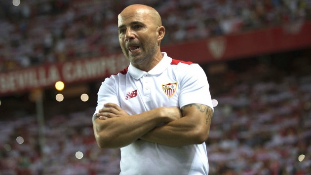 El contrato que tiene Sampaoli con el Sevilla es hasta el 2018. (Foto: AFP)