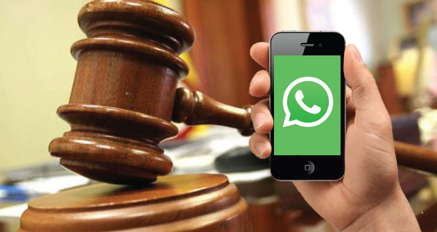 Poder Judicial sentenció vía Whatsapp a procesado por asistencia familiar. (Composición)