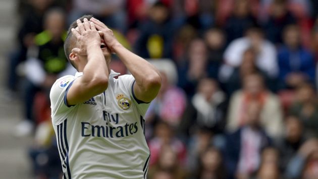 La frustración de Lucas Vázquez se alivió gracias al gol de Isco, que permitió una nueva victoria del Real Madrid en la Liga Española. (Reuters)