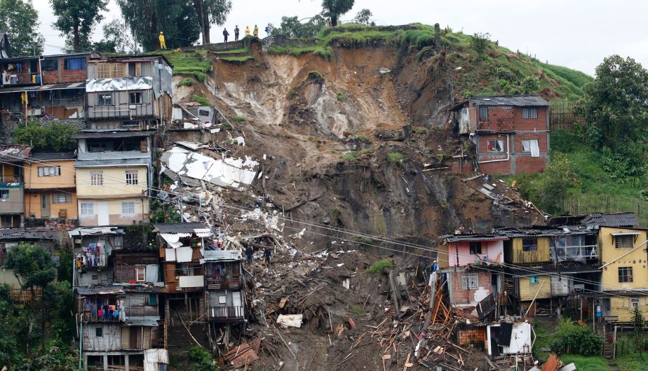 Colombia: Al menos 11 muertos y más de 20 heridos por fuertes lluvias