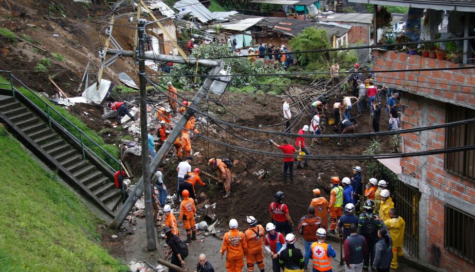 Colombia: Al menos 11 muertos y más de 20 heridos por fuertes lluvias